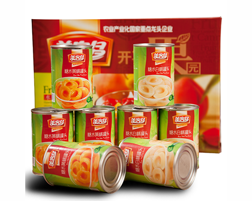 Canned fruit gift
